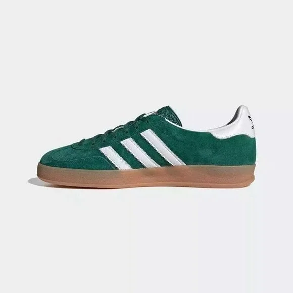 13M - [NEW] Men's adidas Gazelle Indoor Shoes Green IG1596 - Picture 6 of 8